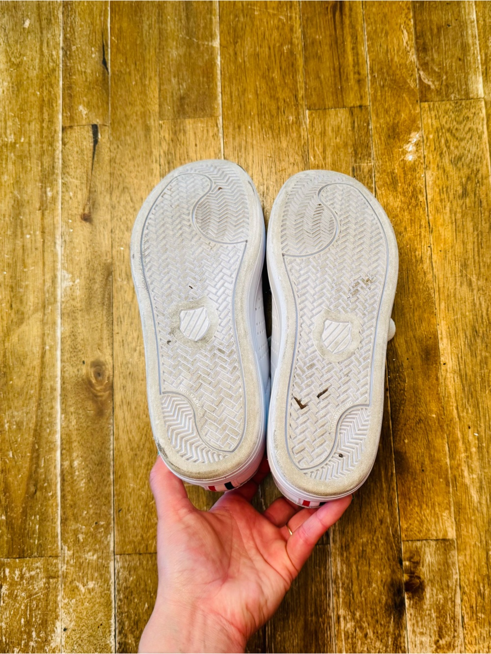 K-Swiss Brand Court Casper All White Casual Sneakers for everyday wear - Picture 10 of 10